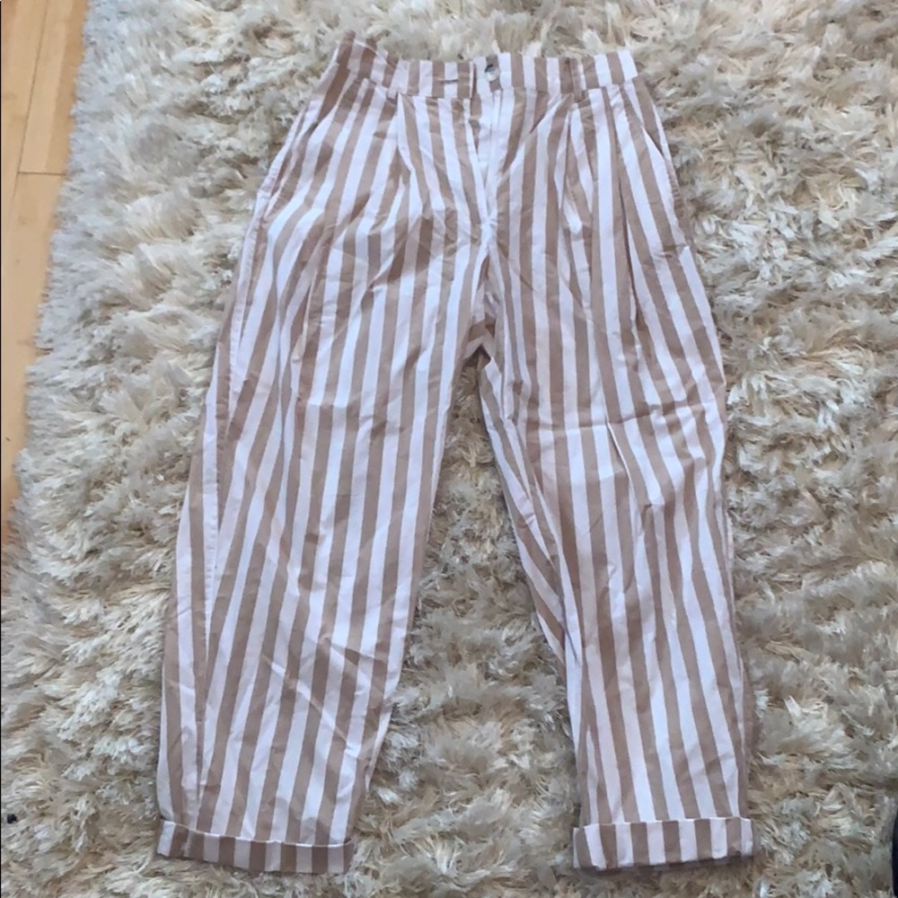 Urban Outfitters Wide-Leg Striped Pants